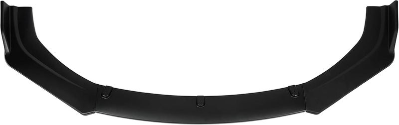 Kojem 3Pcs Front Bumper Lip Compatible with 2016-2021 Honda Civic 10th 4DR Sedan Under Chin Spoiler Splitter Plastic (Matte Black) NOT Fit 2D Coupe and 5D Hatchback - Image 5